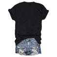 thumbnail image 4 of Womens Summer T Shirts Helii 250th Stars Stripes Casual Loose Blouses Short Sleeve Trendy Go Out Outfits for 4th of July Memorial Day S-XXL Black, 4 of 4
