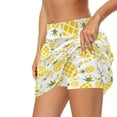 thumbnail image 5 of Uorisango Diamond Pineapple Tennis Skirt for Women Size S Stretchy Versatile Tennis Golf Skirts for Women with Shorts Fashion Relaxed Outing Wear with Pockets Workout Sports, 5 of 7