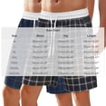 thumbnail image 2 of Aimik Plus Size Shorts for Men Elastic Waist Drawstring Mens Lounge Shorts Summer Breathable Cotton Blend Comfort Shorts for Home or Sleep, 2 of 5