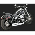 thumbnail image 1 of Vance & Hines Twin Slash 3&Prime, Slip Rond Chrome 16845, 1 of 3