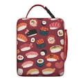 thumbnail image 6 of Sushi Lunch Box Insulated Lunch Bag Box Women Men Reusable Cute Insulated Lunch Box for Travelers Cooler Tote Bag Lunchbox for Office School Picnic, 6 of 6