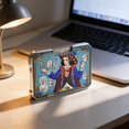 thumbnail image 4 of 5 Dice Fidget Card with Dice Roller Button, Pocket-Sized Press Pop-Up Stress Relief Toy for Adults, EDC Gadget for Anxiety, Office Desk, Classroom Focus (5 Dice), 4 of 5
