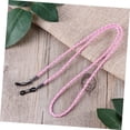 thumbnail image 4 of SLGHLSAHG 8 Pcs leather lanyard face mask black adjustable eyeglasses leather eyeglass chain leather glasses strap Eyeglass Holder Strap glasses cord neck strap Glasses frame glasses chain A10797, 4 of 8