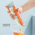 YiaNXan Mini Ice Cube Tube Mold Easy Push and Pop Out Ice Tube Making