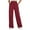 Wine, variant on Posijego Wide Leg Sweatpants for Women Open Bottom Joggers Elastic Waist Baggy Casual Lounge Pants