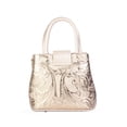 thumbnail image 5 of Bolso A ÁNGELOZANO Aurelia tipo Satchel en Piel Grabada Oro Rosa con Asa y Correa Desmontable, 5 of 5