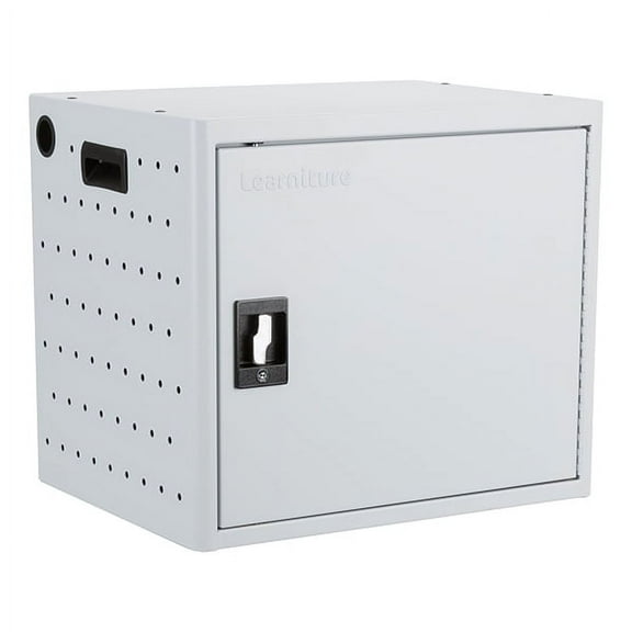 Shapes Series 12-Bay Wall-Mount Steel Charging Cabinet - Gray