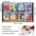 thumbnail image 2 of Collector card binder, card holder, excellent card protection - 4 pockets - 30 sheets of paper for 240 cards（OOQ1), 2 of 6