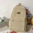 thumbnail image 3 of Upgrade Your School Style with our Corduroy Student Backpack - Perfect for Casual Travel too!, 3 of 5