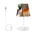 thumbnail image 3 of Dog and Sunglasses Boom Forest People LED Desk Lamp Table Lamp USB Bedside Nightstand Small Lamp for Bedroom Living Room Kids Room, 3 of 8