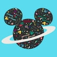thumbnail image 2 of Girl's Mickey & Friends Saturn Mousey Graphic Cropped T-Shirt Blue X Large, 2 of 3