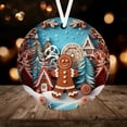 thumbnail image 1 of 3D Gingerbread Man Ornament Sublimation ornament, 300 dpi, Instant Digital funny, Christma - As Picture - 3-Pack, 1 of 1