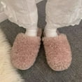 thumbnail image 5 of Penkiiy Warm Slippers for Women Winter Plush Cotton Slippers Indoor Home Leisure Baotou Warm Cotton Slippers Plush Velvet Slippers Ladies Cotton Slippers Pink Slippers, 5 of 6