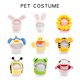 thumbnail image 4 of Disfraz de mascota para gatos, cubierta para cabeza de gatito, vestido con orejas, abeja, pingüino, pato, conejo, trajes de animales oso de fresa Juguete, 4 of 4