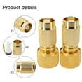 thumbnail image 3 of Expandable Hose Repair Adaptor Garden Hose Fitting Brass Hose Connector,Pack of 2, 3 of 9