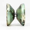 thumbnail image 1 of Ace Yo Universal Gravitation Yo-Yo - 7075 Aluminum with Stainless Steel Rings Premium Bi-Metal YoYo (Green/Black/Gold with Silver Rings), 1 of 3