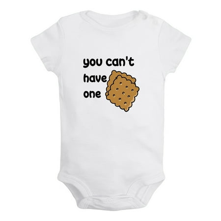 

You Can t Have One Funny Rompers For Babies Newborn Baby Unisex Bodysuits Infant Jumpsuits Toddler 0-12 Months Kids One-Piece Oufits (White 0-6 Months)