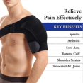 thumbnail image 2 of Healthy Lab Co Compression Shoulder Brace For Men And Women Rotator Cuf - For Sprains, Arthritis, Sore Arm, Torn Rotator Cuffs, 2 of 4