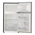 thumbnail image 3 of Freezer 3.2 Cu ft Two Door Mini Fridge with Freezer, Stainless Steel, E-Star, 3 of 7
