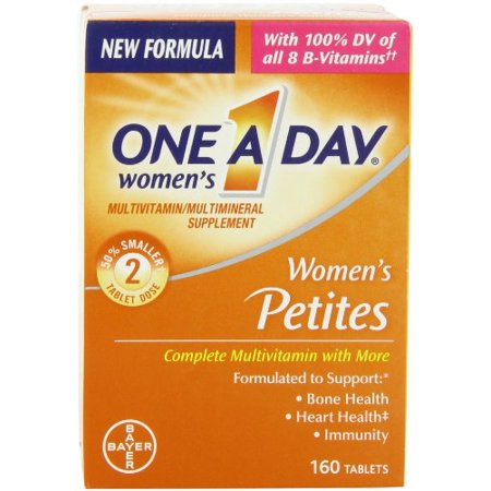 3 Pack - One-A-Day Women's Petites Complete Multivitamin, 160 Each