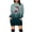 Green, variant on IROINNID Christmas Hooded Dress for Women with Pocket Graphic Print Thigh Length Xmas Party Dress,Purple