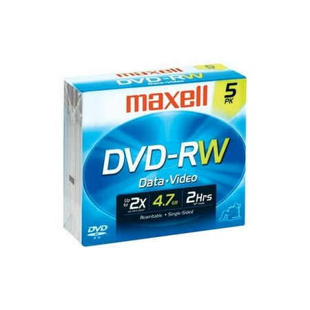 Maxell DVD-RW - JEWEL CASE MXLDVDRW5JC