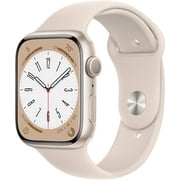 Restored Apple Watch Gen 8 Series 8 41mm Starlight Aluminum - Starlight Sport Band MNU93LL/A (Refurbished)