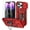 Red, variant on for iPhone 14 Pro Max Camera Cover Case with Screen Protector, with Built-in 360° Rotate Ring Stand Magnetic Car Mount Cover Case for iPhone 14 Pro Max 6.7 inch, Red