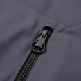 thumbnail image 6 of Mrmaere Hooded Fleece Lined Warm Outdoor Jacket Men Hooded Zip Up Windproof Water Resistant Hiking Jacket Dark Gray XXXL, 6 of 6