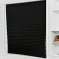 thumbnail image 5 of Trim-at-Home Cordless Light Filtering Pleated Fabric Shade for Living Room Bedroom, Easy to Cut and Install, 3 Colors and 4 Sizes of Curtains Available, 5 of 5