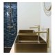 thumbnail image 3 of Mezclador de lavabo oso de fresa Alto oro cepillado, 3 of 4