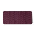 thumbnail image 1 of Abstract Computer Mouse Pad, Lacy Like Swirl Motifs in Monochrome Vintage Design Illustration, Rectangle Non-Slip Rubber Mousepad X-Large, 35" x 15", Dark Fuchsia and Dried Rose, by Ambesonne, 1 of 2