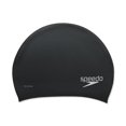 thumbnail image 1 of Speedo Unisex Adult Silicone Long Hair Swim Cap - Black, One Size, 1 of 12