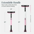 thumbnail image 2 of Best Choice Products 39" Extendable 4 in 1 Snow Brush with Shovel, Squeegee & Ice Scraper - Pink, 2 of 9