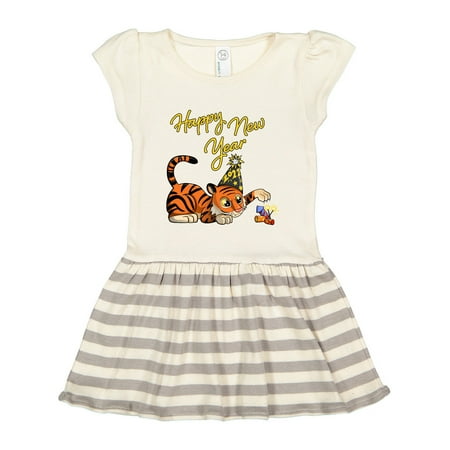 

Inktastic Happy New Year 2022 Year of the Tiger Gift Toddler Girl Dress