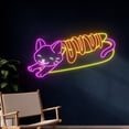 thumbnail image 2 of Handmadetneonsign Cannoli Cat Neon Sign, Cat Cannoli Led Sign, Cat Cannoli Led Light, Cannoli Cat, 2 of 5