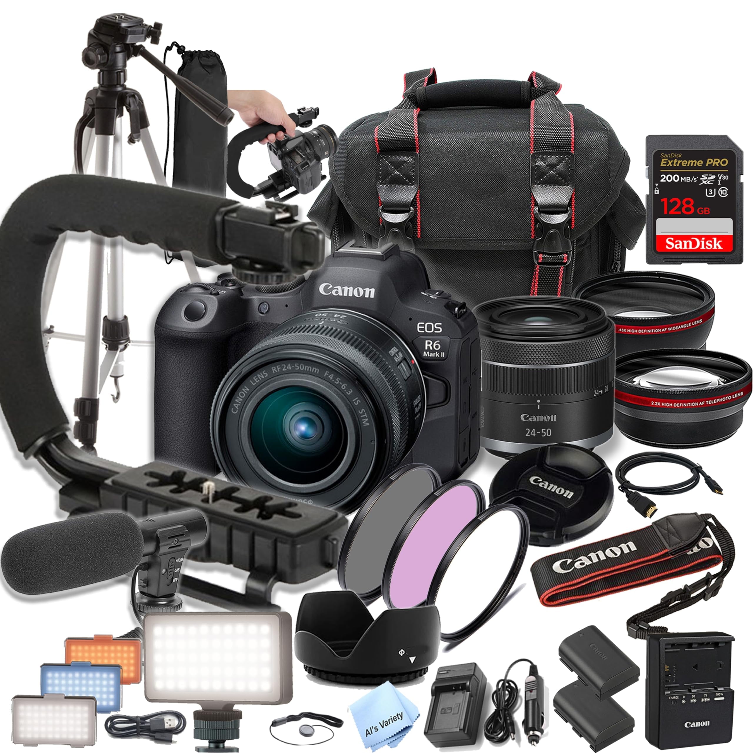 Canon EOS 5D Mark IV Full Frame DSLR Camera with 24-105mm F