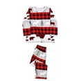 thumbnail image 4 of Sonducket Ropa de dormir de Navidad Dibujos animados de Navidad Impreso Loungewear Pijamas a cuadros de manga larga Camisón familiar a juego Pijama NIÑOS: 4-5 años Sonducket AP004042-03, 4 of 6