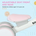 thumbnail image 4 of Qaba Balance Bike for Toddlers 1-3 Years with Adjustable Seat, Pink, 4 of 9