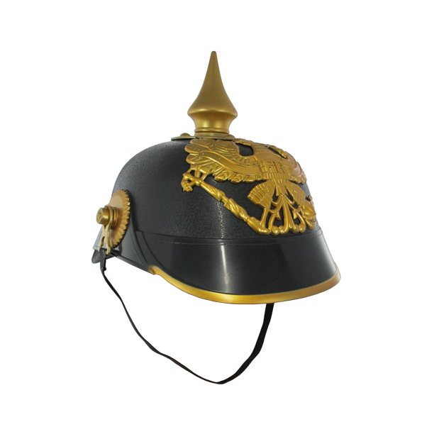 Plastic Pickelhaube Helmet Spiked Officer Helmet Walmart Com Walmart Com