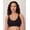 Black, variant on Cotton Collection Wireless Bra Tropical Sands Heather L