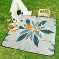 thumbnail image 6 of Colorful Floral Bohemia Waterproof Picnic Blanket with Foldable Zipper, Suitable for Outdoor Use, Suitable for Travel, Camping, Beaches, Parks, Grasslands, Picnic Blanket Accessories, 6 of 7