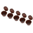 thumbnail image 2 of Capsules de Café Réutilisables Rechargeables Kit de Filtre de Tasse de Café Compatible avec Machine DOLCE GUSTO (Café 5 Capsules 1 Cuillère 1 Brosse), 2 of 7