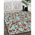 thumbnail image 2 of Ahgly Company Indoor Square Patterned Chestnut Red Area Rugs, 7' Square, 2 of 6
