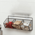 thumbnail image 3 of Kitchen Rack Wall Mounted Seasoning Spice Vegetable and Fruit Storage Rack Wall Drain Basket Punch-Free, 3 of 5