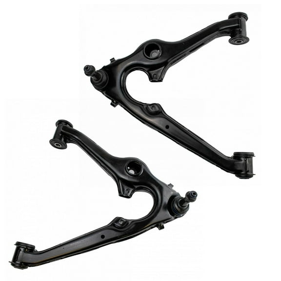 TRQ Front Lower Control Arm Ball Joint Assembly Stamped Steel Pair for GM Truck PSA69905