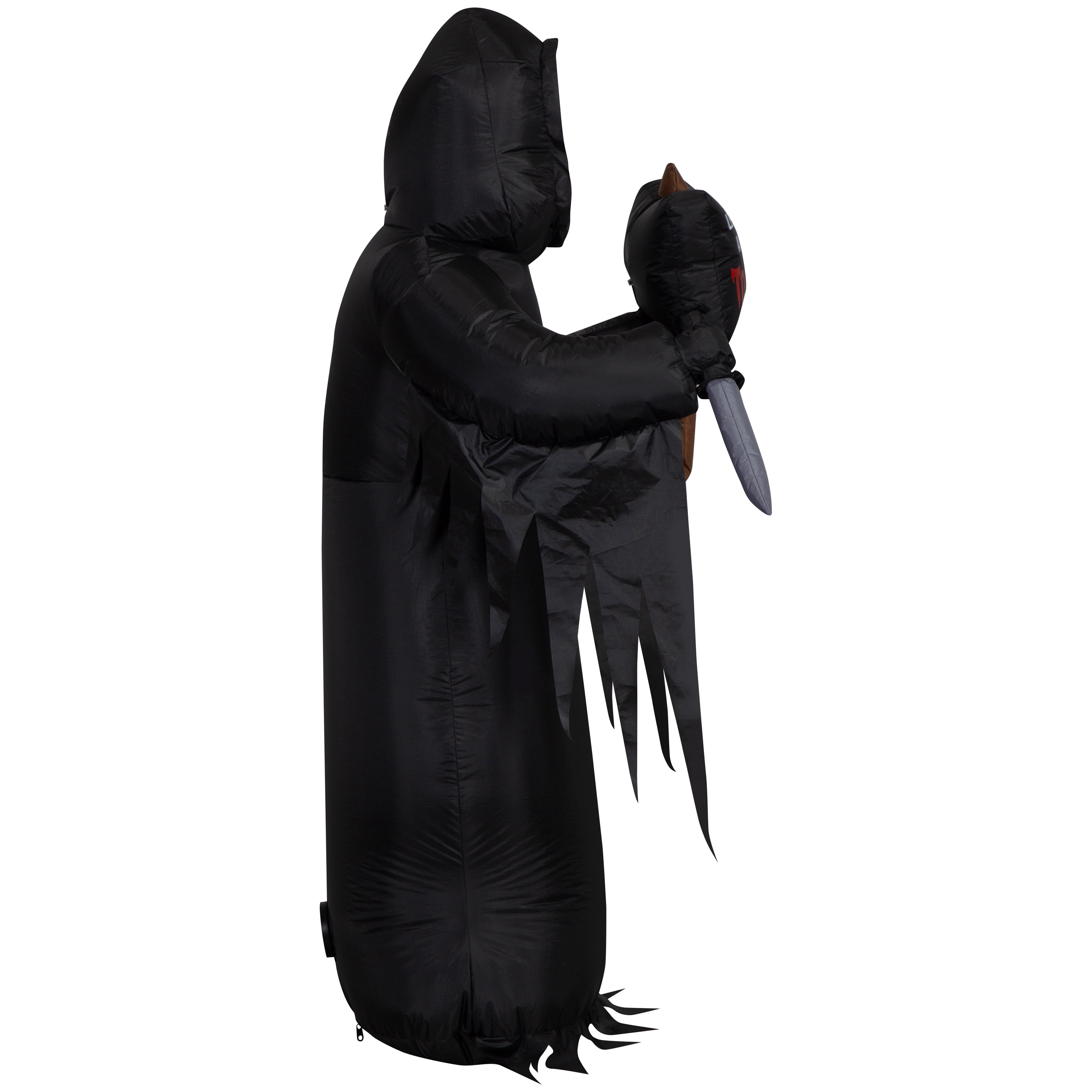 Airblown Halloween Yard Inflatable Light Ghostface Medium FunWorld, 5 ft
