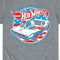 thumbnail image 3 of Hot Wheels - Red, White and Blue Muscle Car - Toddler And Youth Short Sleeve Graphic T-Shirt, 3 of 5