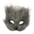 thumbnail image 3 of Máscara de media cara para disfraces | Accesorio de disfraz de Halloween para hombres y mujeres | Accesorios para fiestas de disfraces | Cubrebocas de plástico para eventos temáticos y cosplay, 3 of 3