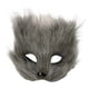 thumbnail image 3 of Máscara de media cara para disfraces | Accesorio de disfraz de Halloween para hombres y mujeres | Accesorios para fiestas de disfraces | Cubrebocas de plástico para eventos temáticos y cosplay, 3 of 3